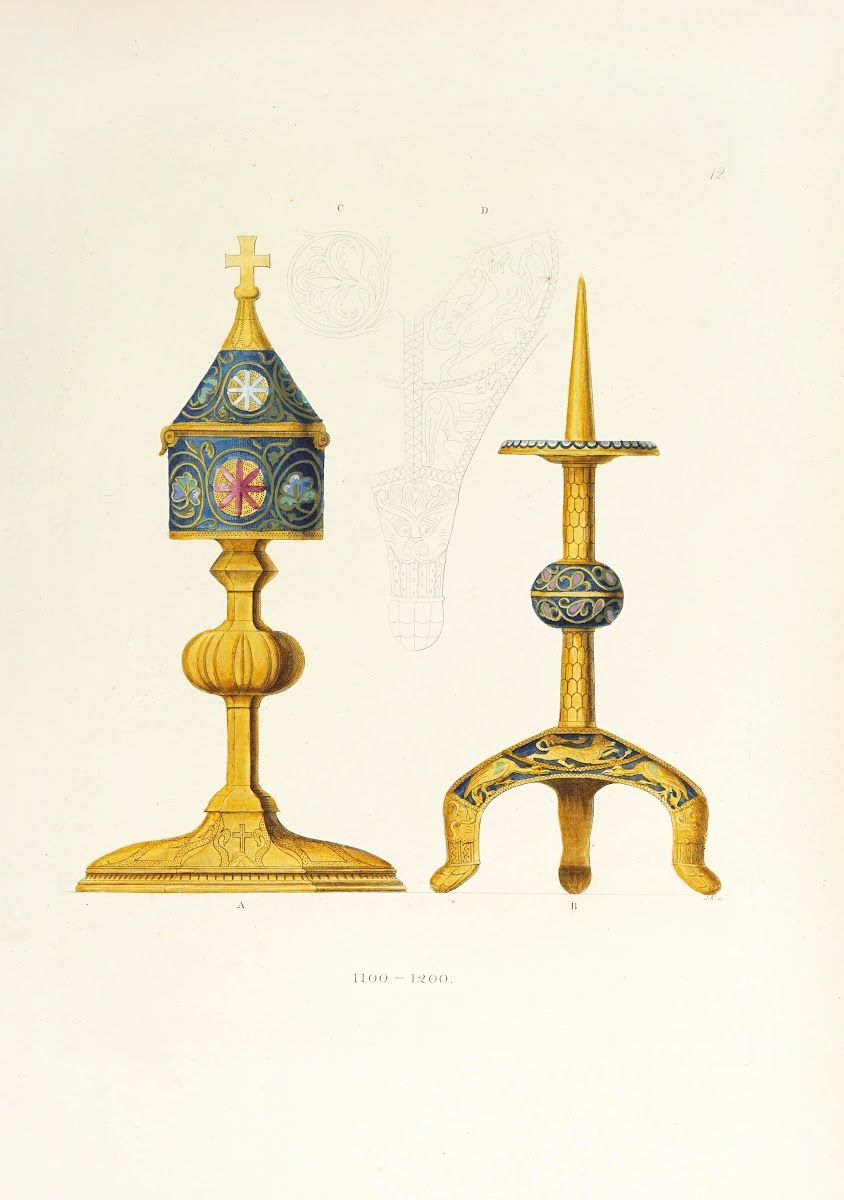 Kunstwerke und Gerathschaften des Mittelalters und der Renaissance Pl12 1852