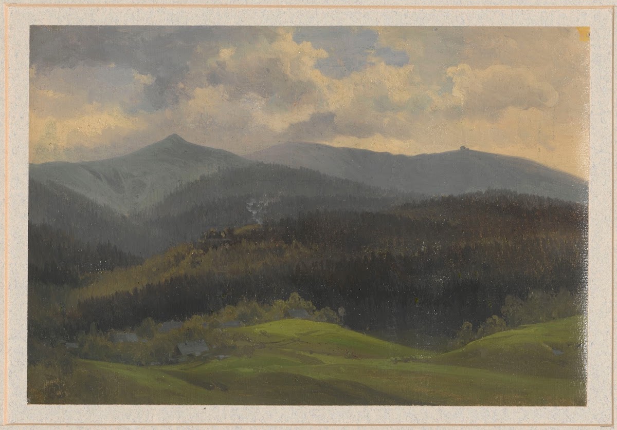 View of the Karkonosze Mountains 1849   1851