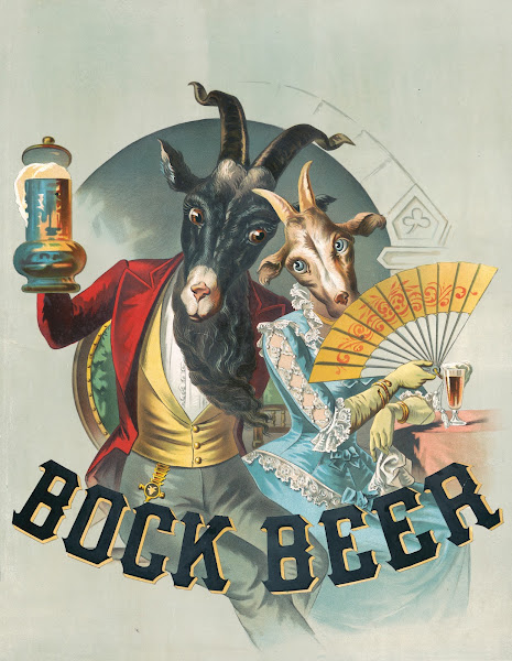Bock beer poster no 8 1883
