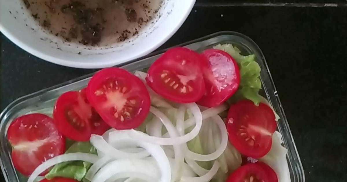 Salad giấm táo cà chua