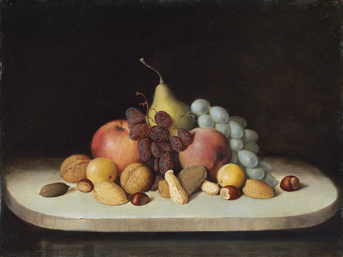 Still Life with Fruit and Nuts 1848