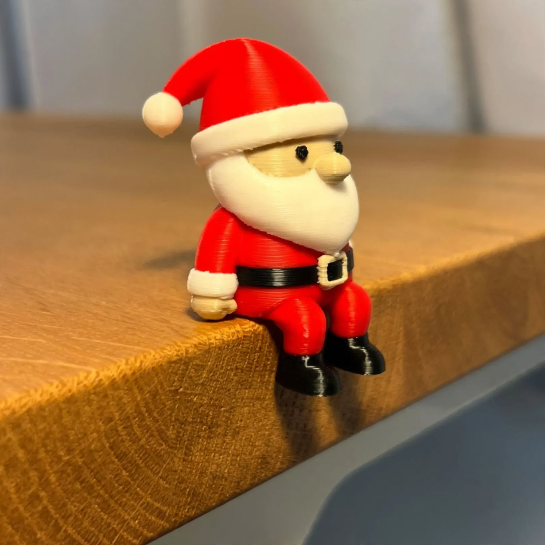Miniature Santa Figure, seated