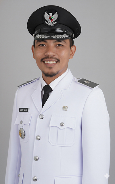Kepala Desa Kualalumpur Sahrul Abjul