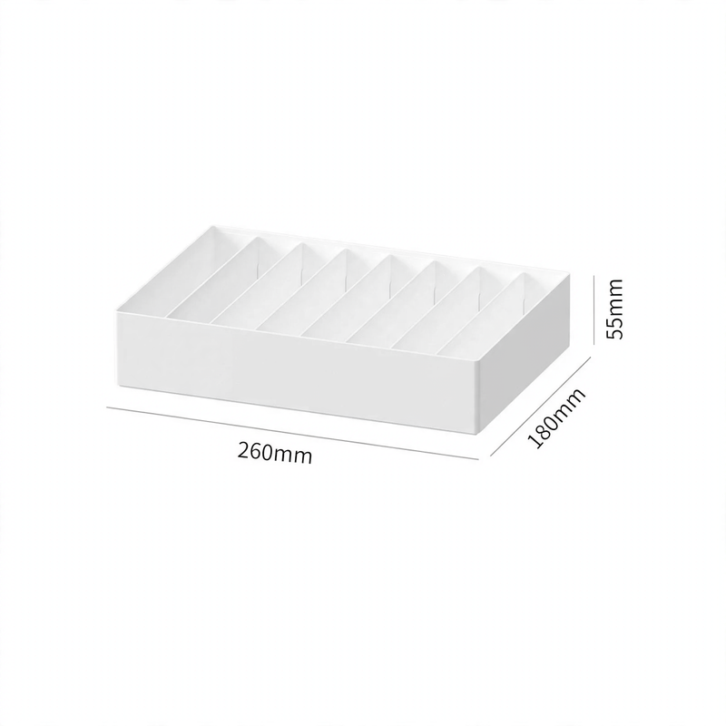 Transparente Kabelorganizer-Box aus Kunststoff