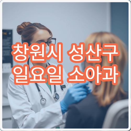 창원시 성산구 일요일 소아과 진료 병원 소아감기 상담 가능