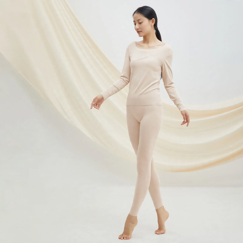 Thermo underwear set, Modal, round neck, skin-friendly
