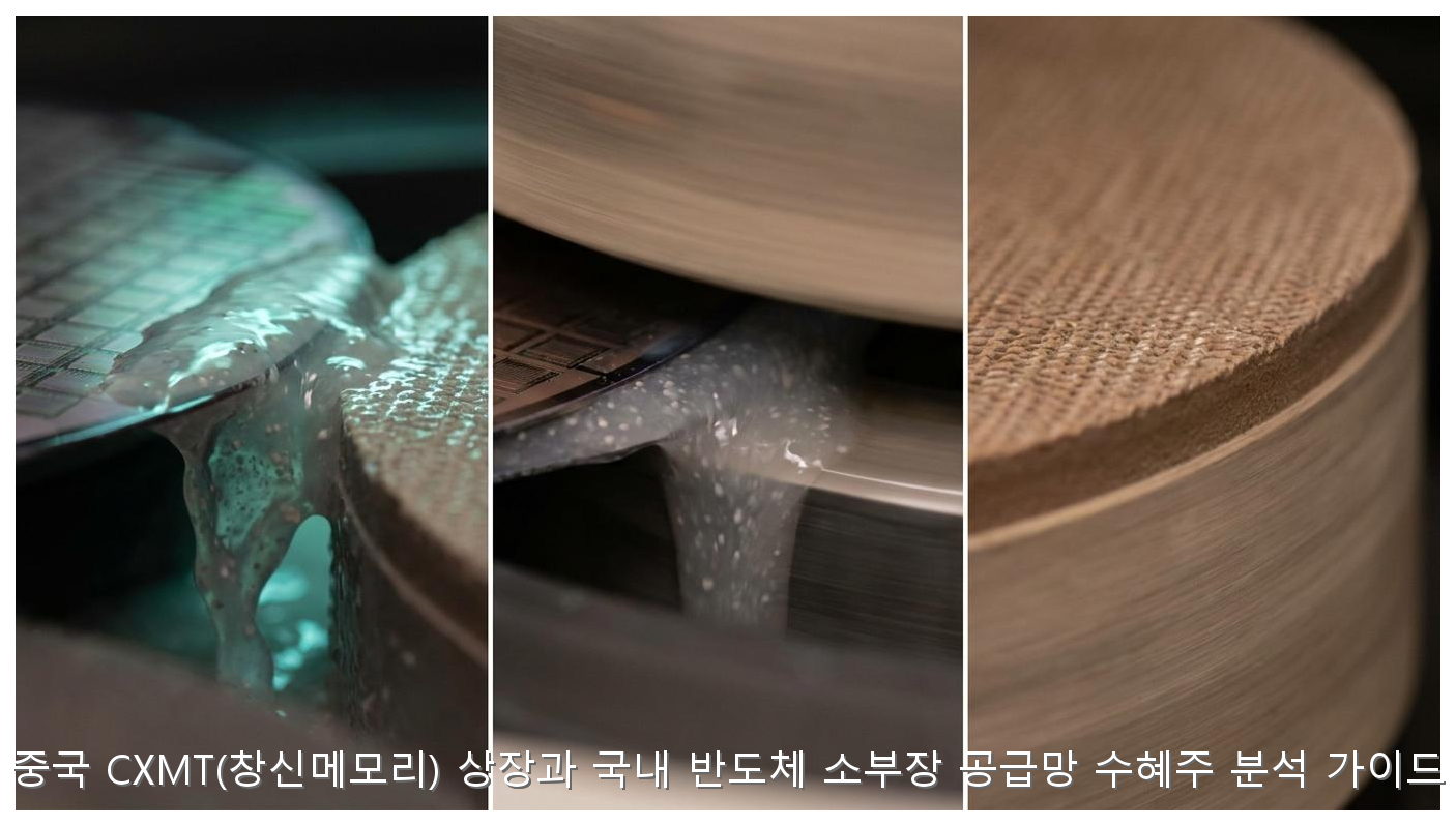 중국 CXMT(창신메모리) 상장과 국내 반도체 소부장 공급망 수혜주 분석 가이드 핵심 안내 및 분석 인포그래픽 (7)