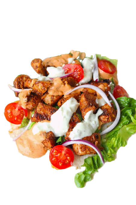2 Pcs Chicken or Lamb Seekh Kebab Wrap with Salad