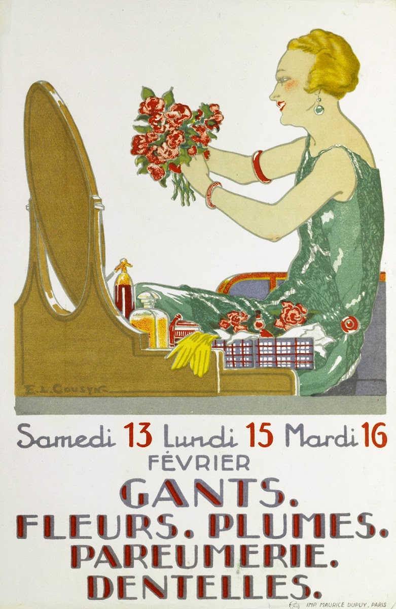 Gants Fleurs Plumes Parfumerie Dentelles 1920  1925