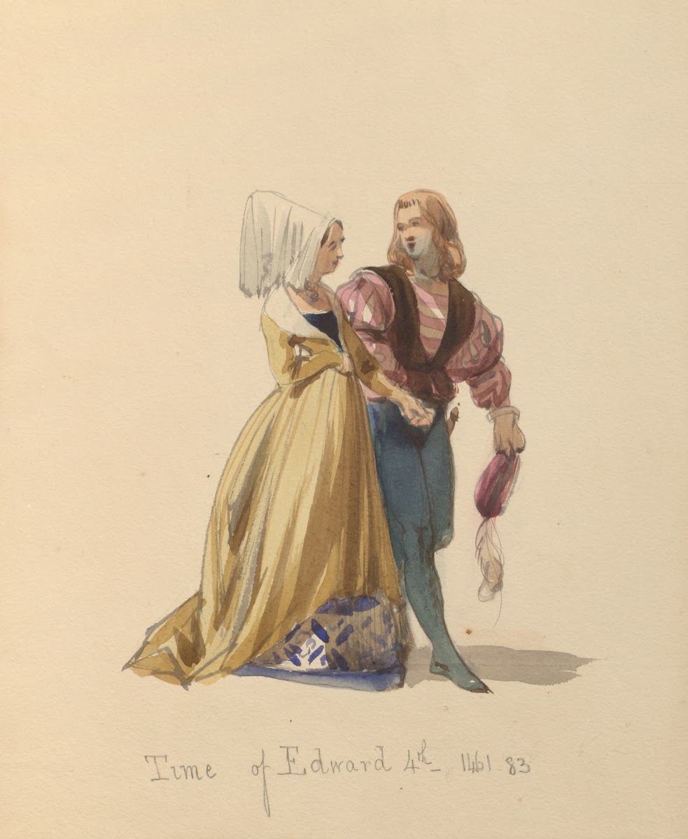 Sketches of costume Pl032 1842