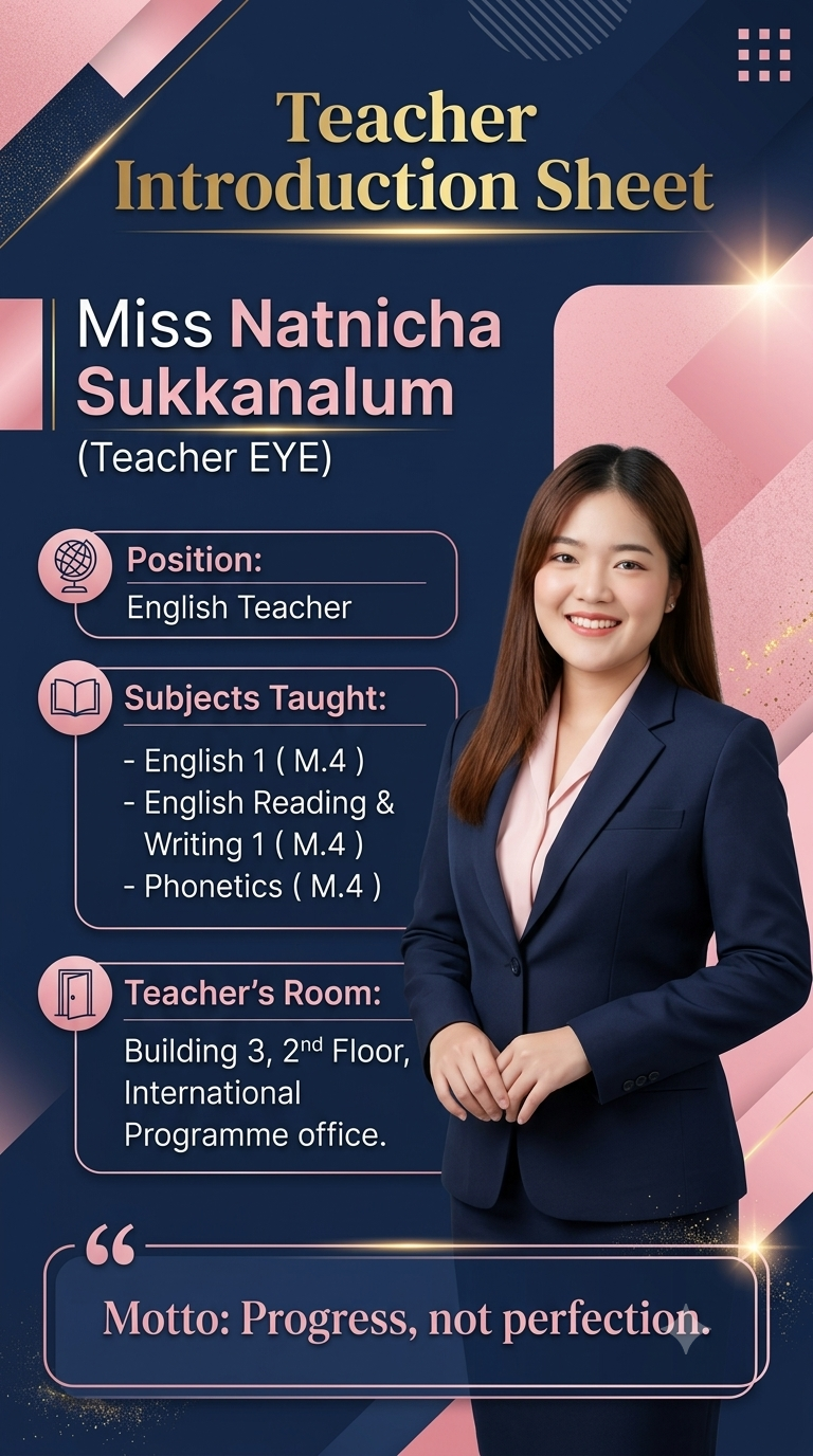 Miss Natnicha Sukkanalum