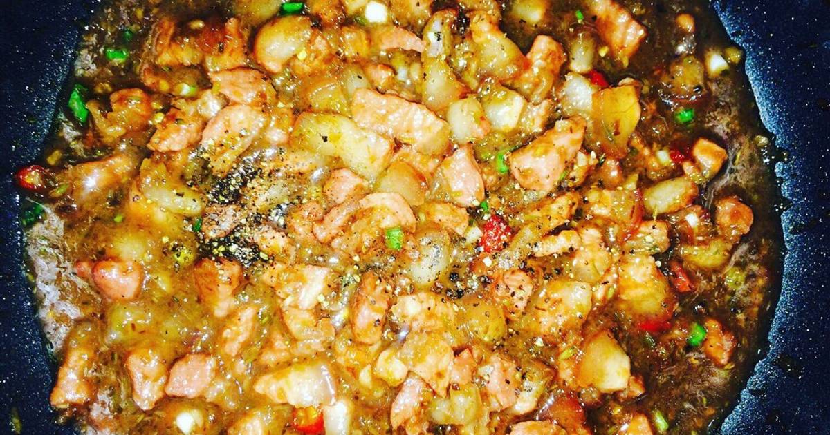 Thịt ba chỉ xào mắm ruốc