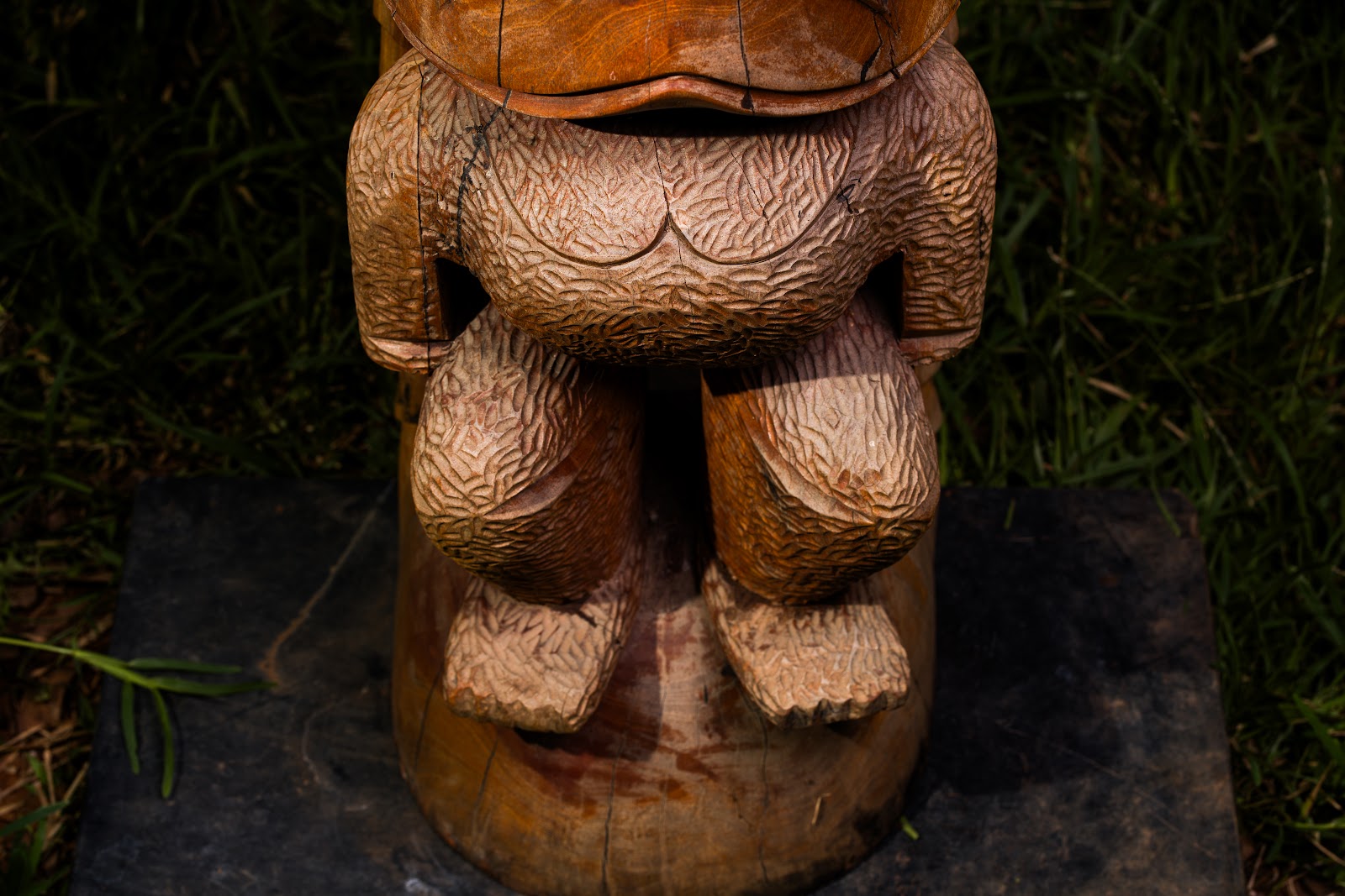 Tiki Head, studio view 3
