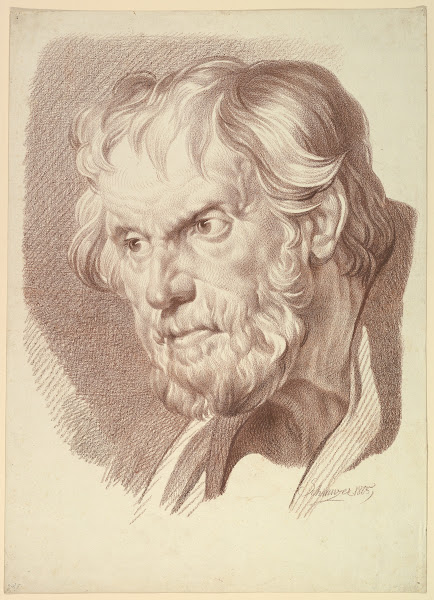 Head of Bearded Old Man 1805