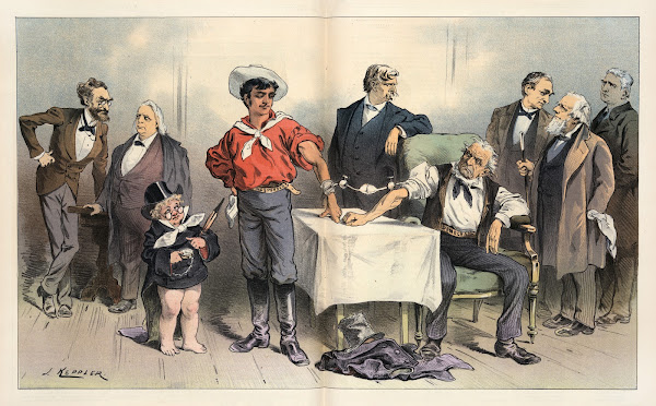 The transfusion of blood  may the operation prove a success 1884