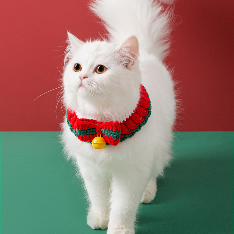 Hand Knitted Collar for Cats