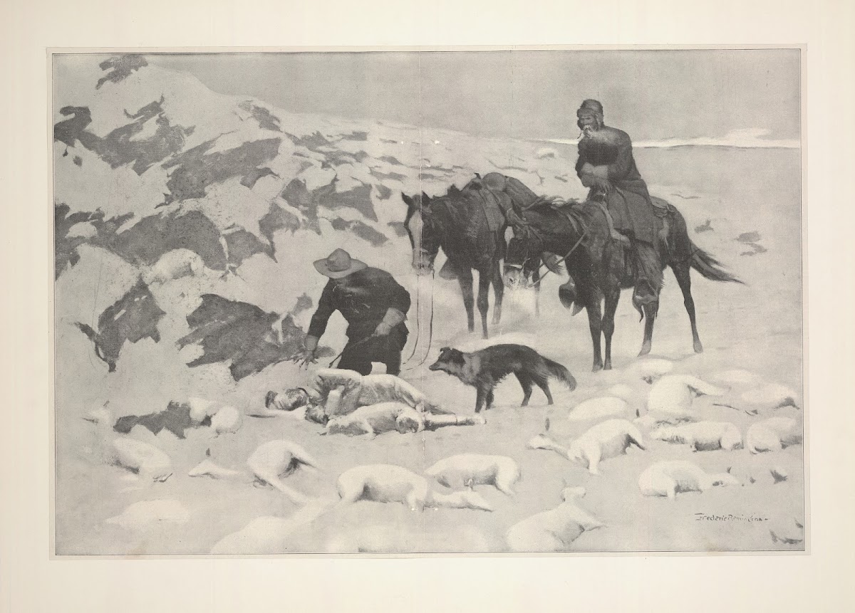 The Frozen Sheep herder 1900