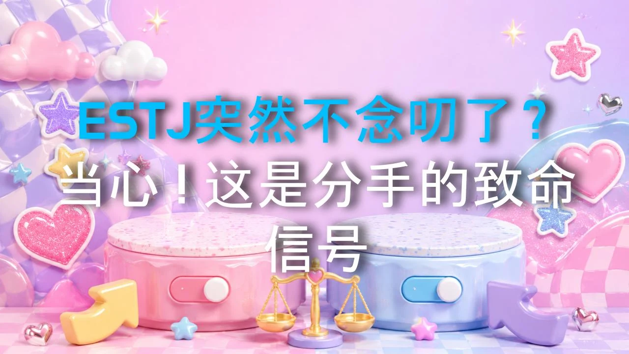 ESTJ突然不念叨了？当心！这是分手的致命信号