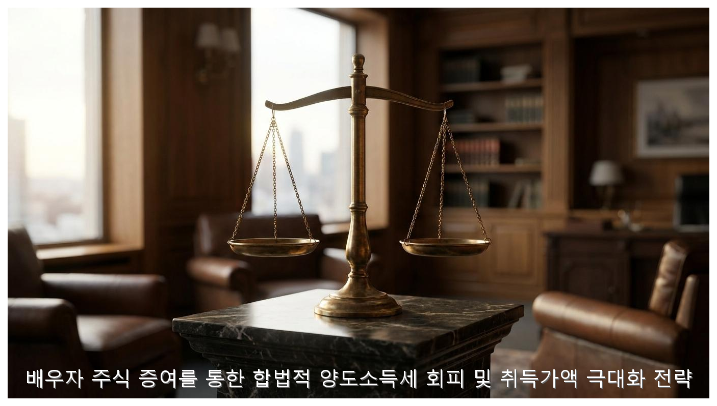 배우자 주식 증여를 통한 합법적 양도소득세 회피 및 취득가액 극대화 전략 핵심 안내 및 분석 인포그래픽 (4)