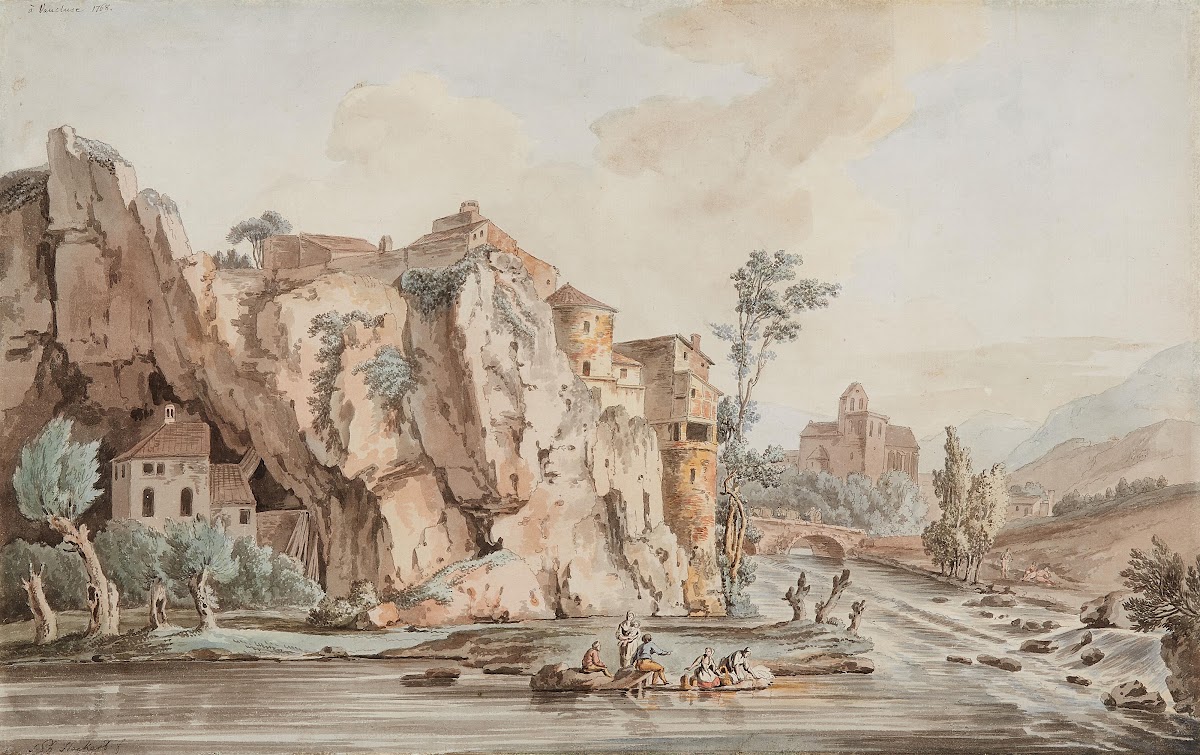 Landschaft bei Vaucluse in den französischen Seealpen 1768