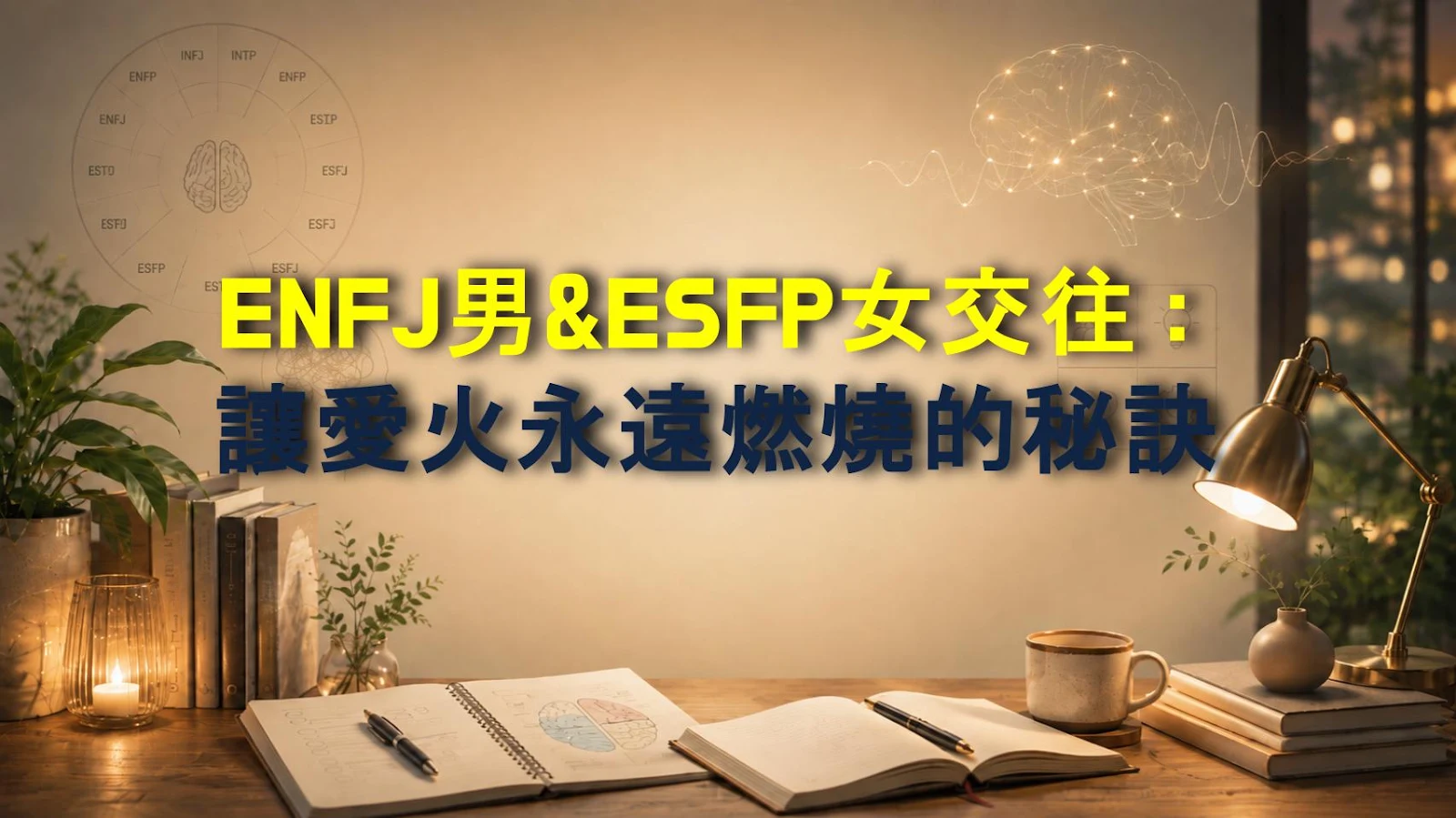 ENFJ男&ESFP女交往：讓愛火永遠燃燒的秘訣