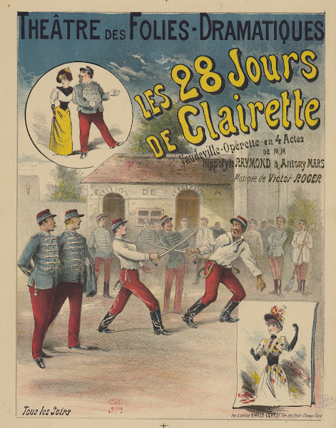 Théâtre des Folies Dramatiques Les 28 jours de Clairette 1892
