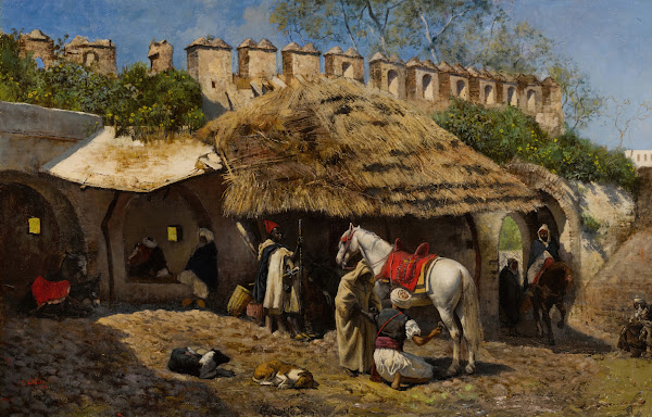 Blacksmiths Shop at Tangiers 1876