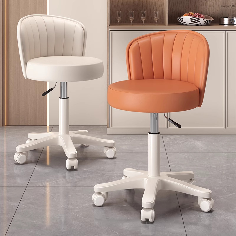 Barhocker mit Schale und hoher Rückenlehne