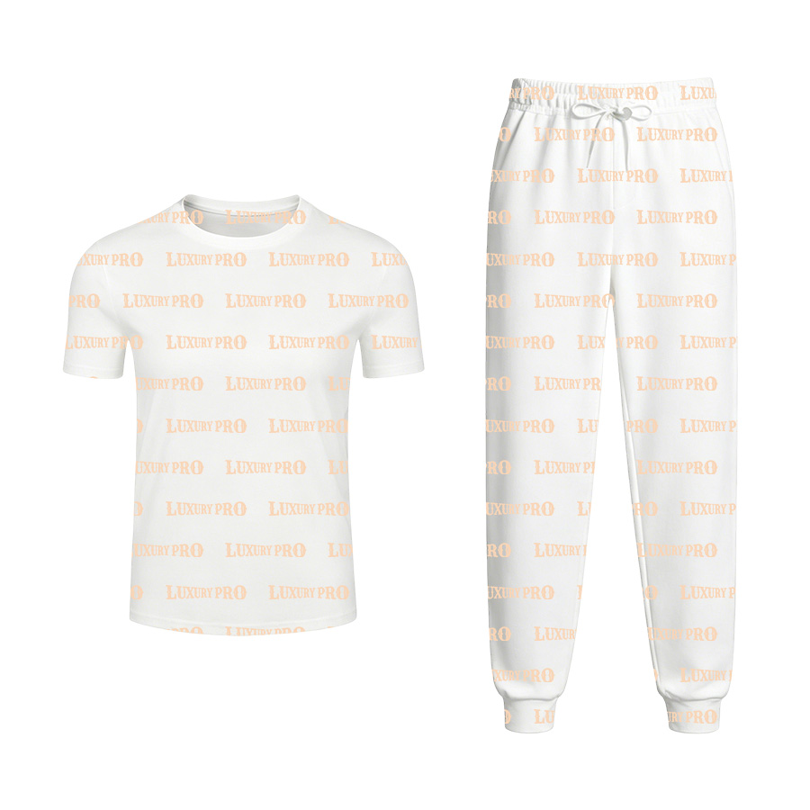 AOP Universal Round Neck Short Sleeve US Size + TRB Sweatpants Women
