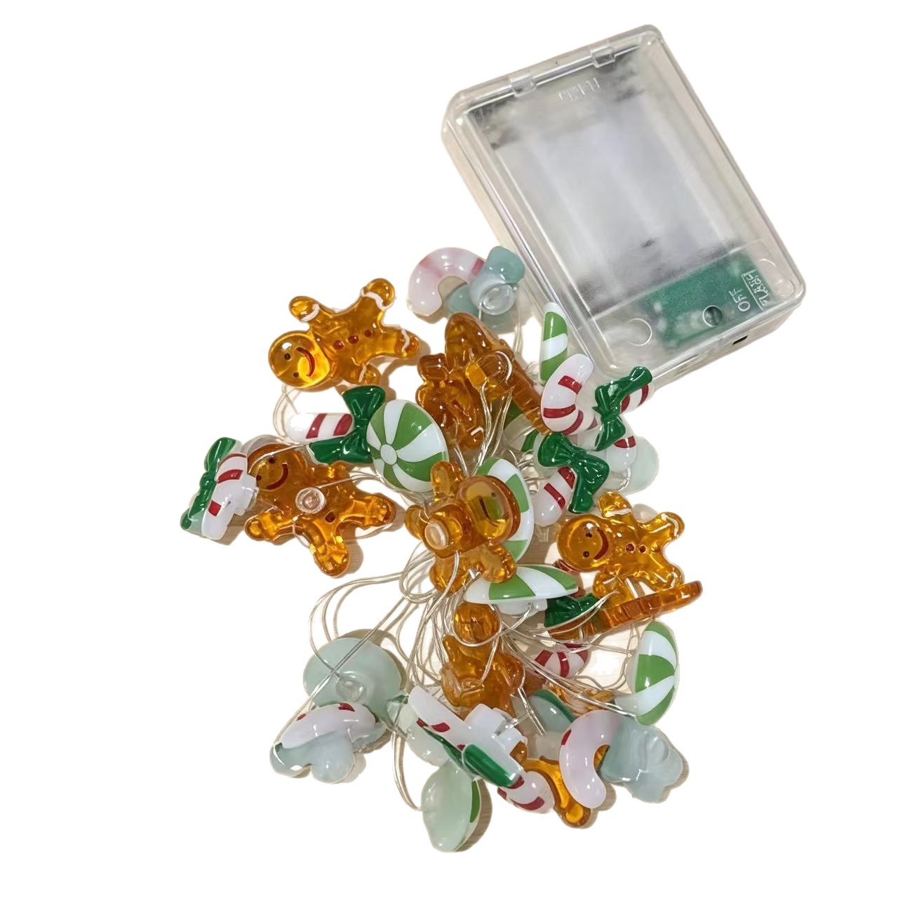LED-Weihnachts-Lichterkette mit Motiven