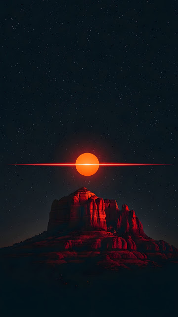 Glowing Lava Cracks on Dark Textured Surface - Free mobile Wallpaper