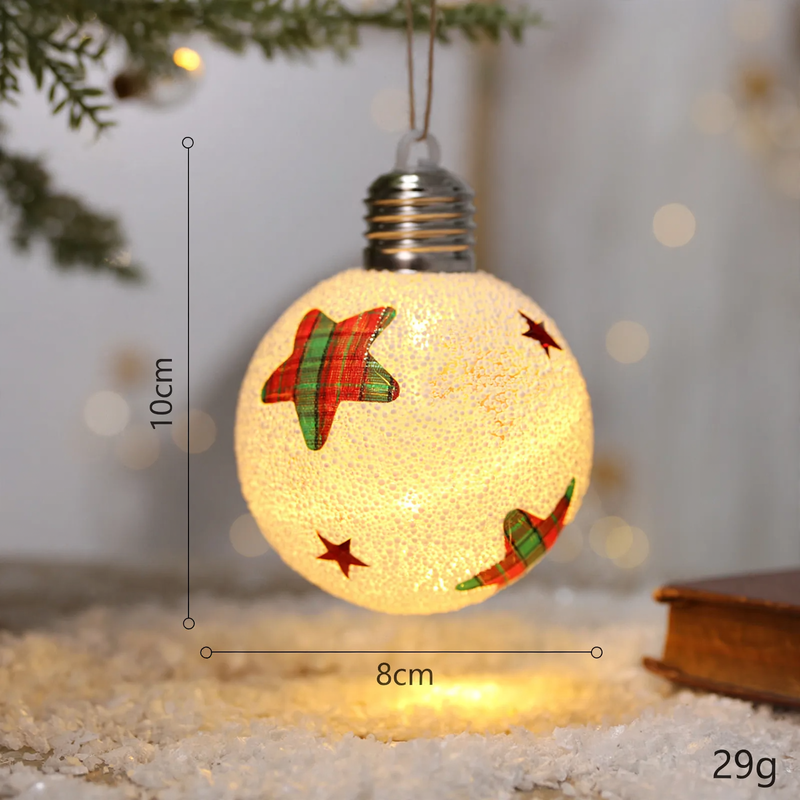 Dekoratives Weihnachts-Holzhaus mit Beleuchtung