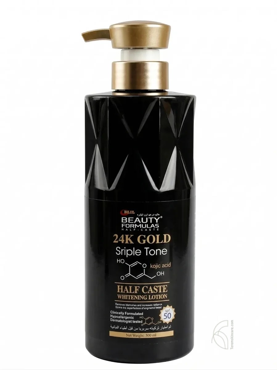 24K Gold Half Caste Whitening Lotion