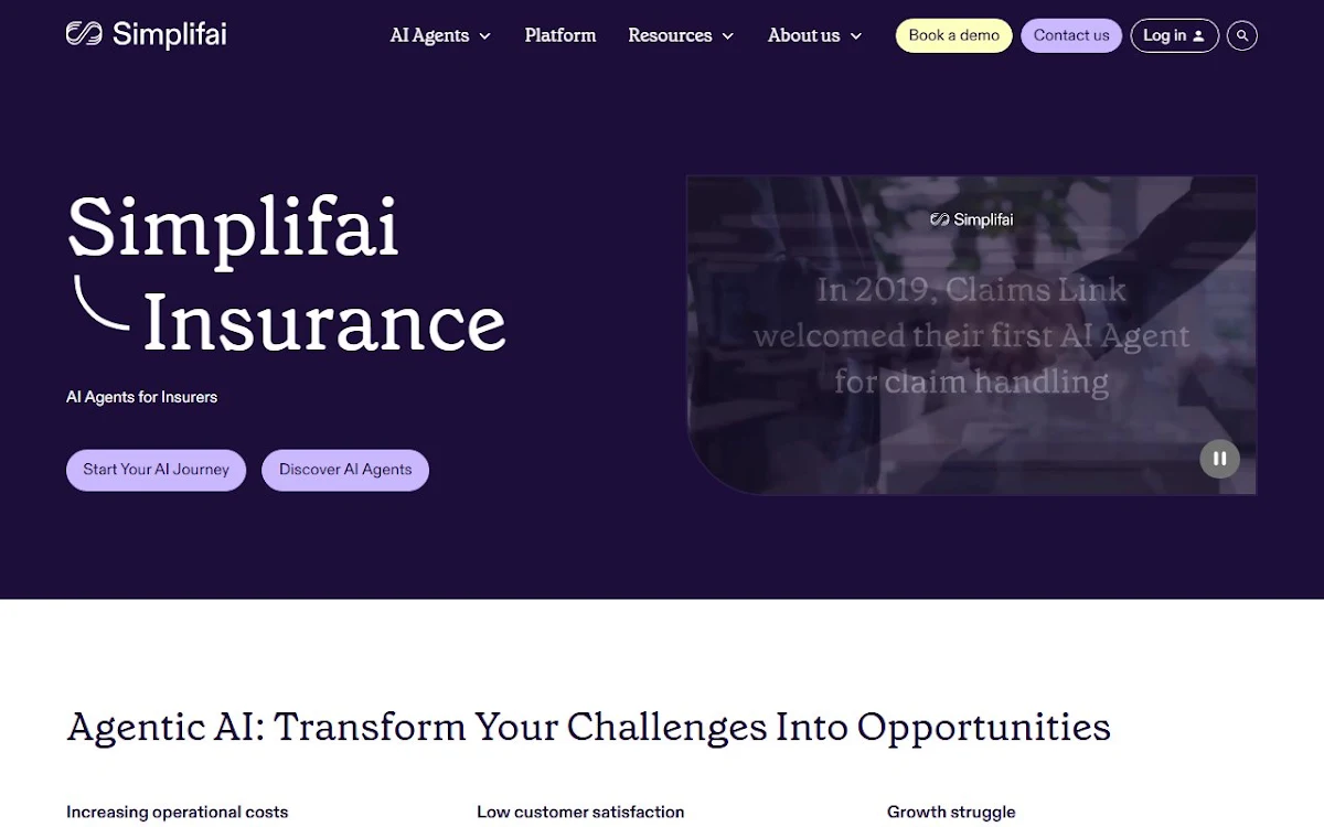 Captura de Simplif.ai