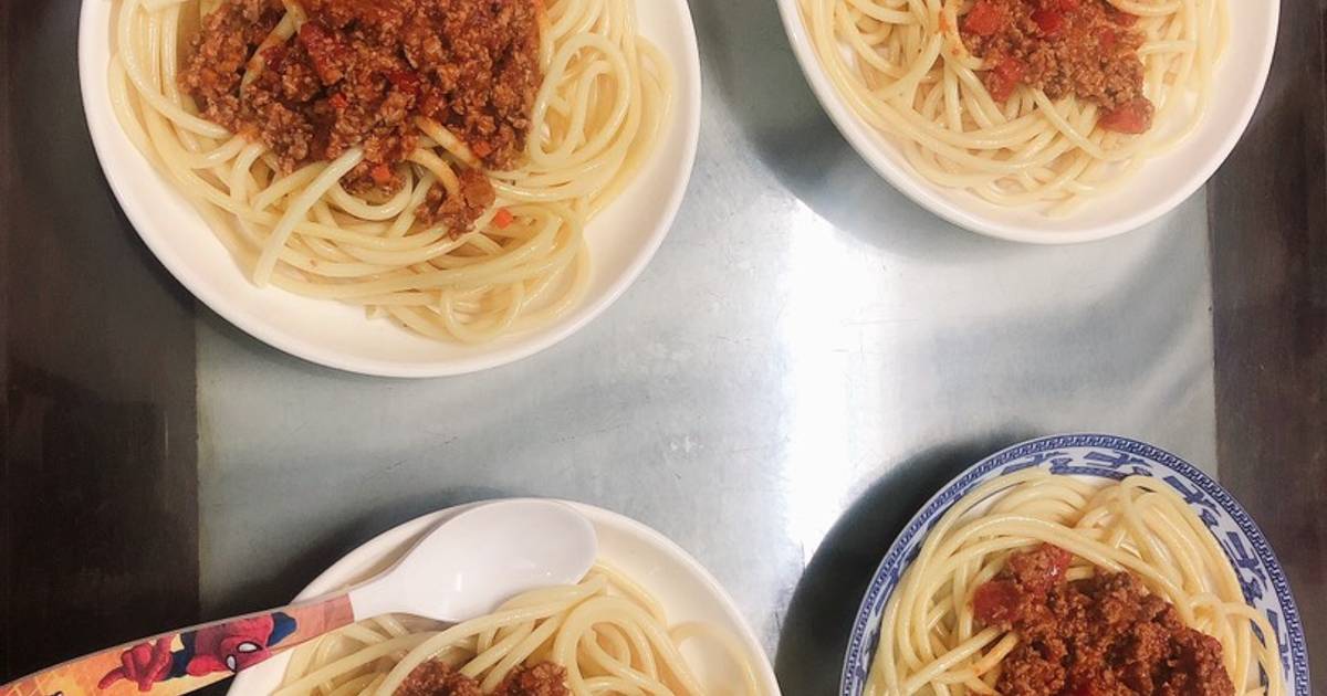 Spagetti bò bằm
