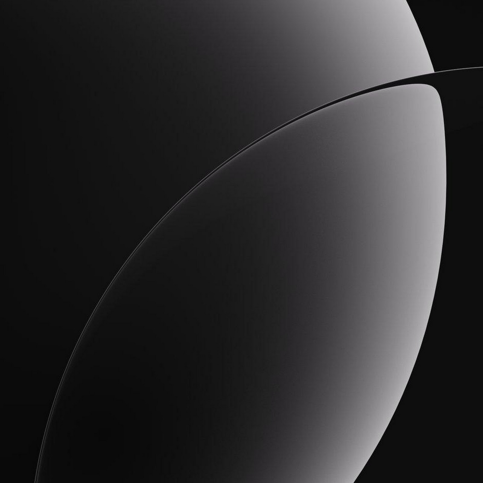 Download Abstract Dark Monochrome Curves iPhone