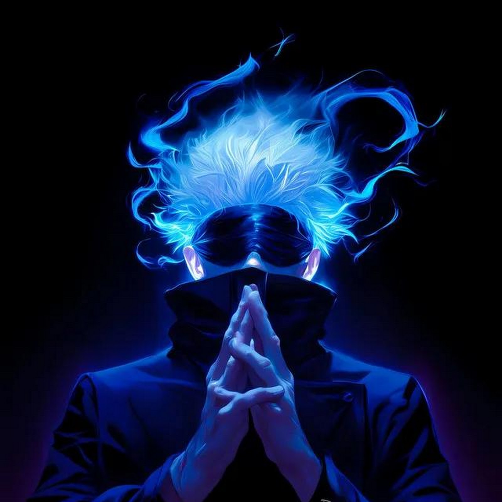 Download Anime, Gojo Satoru, Digital Art, Jujutsu Kaisen iPhone