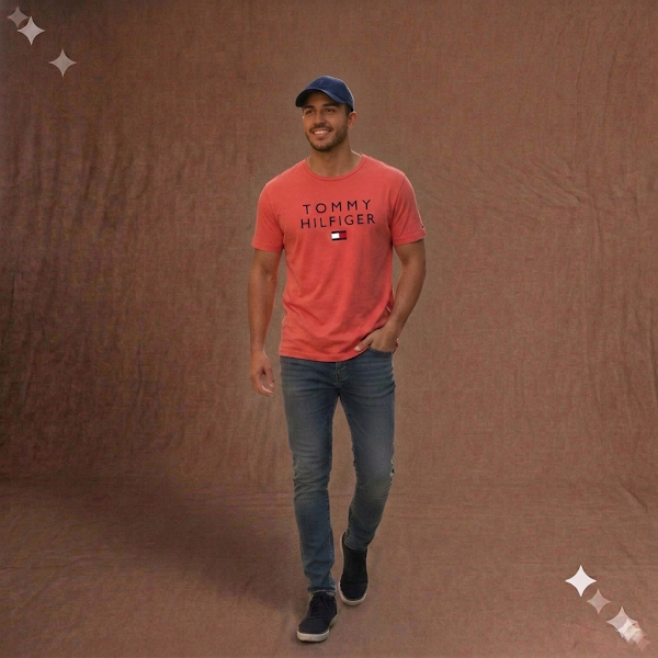 Suéter Naranja Tommy Hilfiger