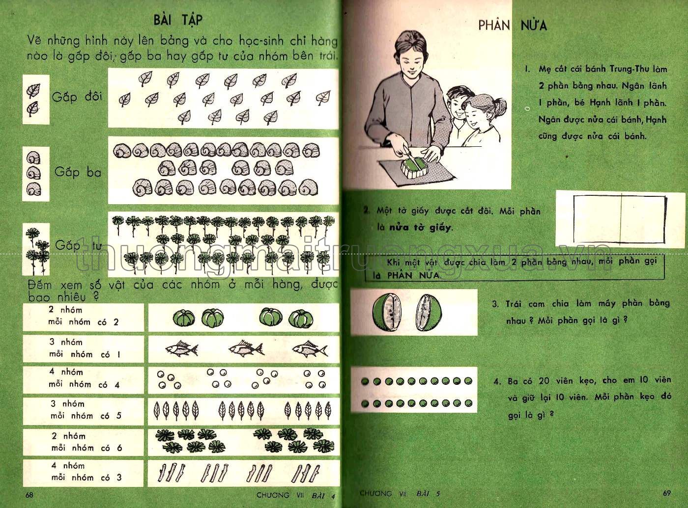Em học toán lớp tư (1965) - Trang 35