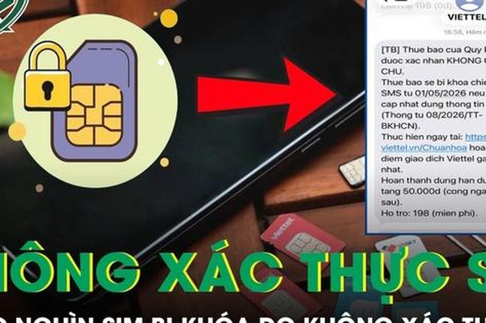 Không xác thực thuê bao, hàng nghìn SIM đã bị khóa - Báo Sức Khỏe &amp; Đời Sống
