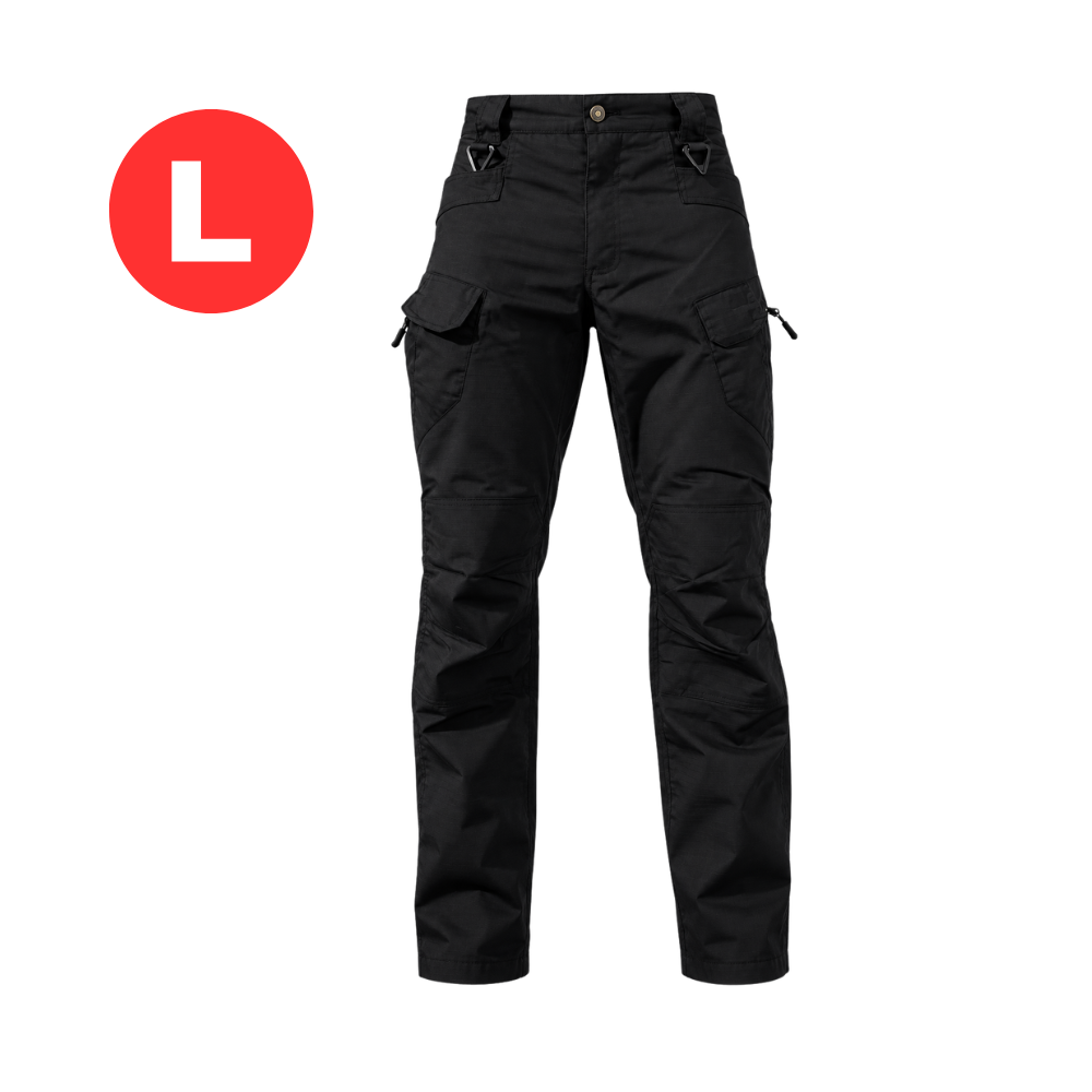 Pantalon Tactico Outdoor con 2 Ganchos Frontales y Bolsillos Multifuncionales Talla L