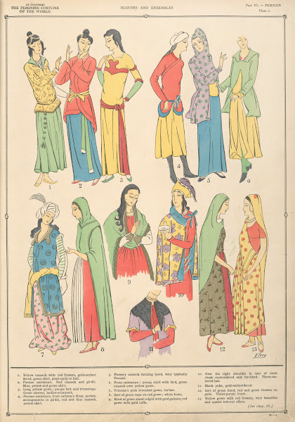 Persian  Blouses and ensembles 1926 1927