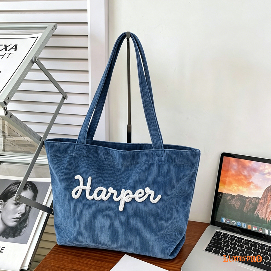 Corduroy Tote Bag