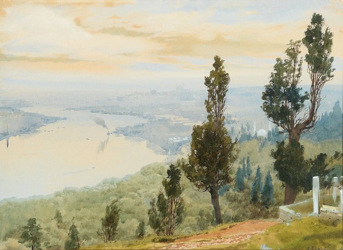 A view of Istanbul from Eyüp Cemetery
