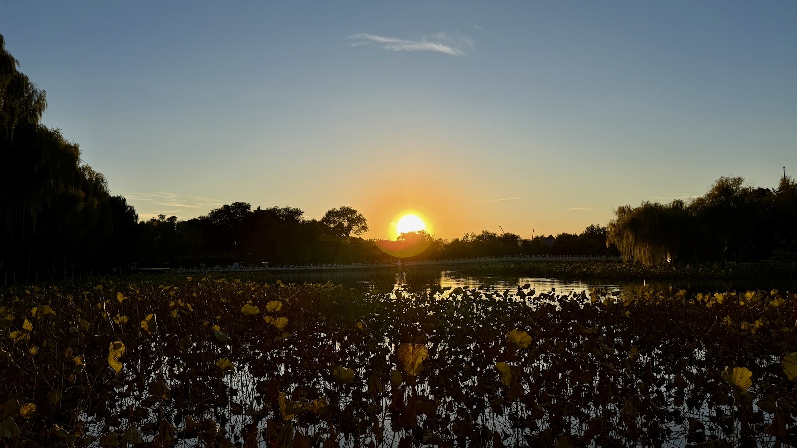 Atardecer en Beihai Park