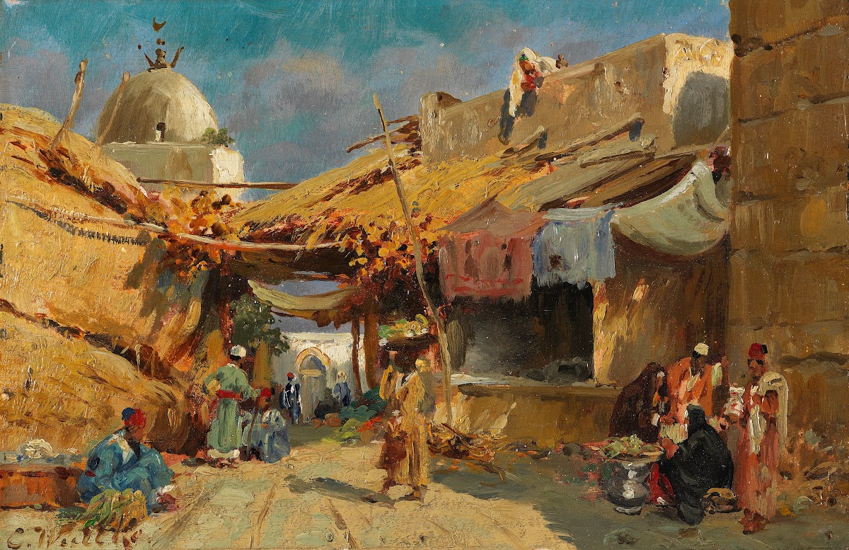 Orientalischer Basar Ca 1900 10