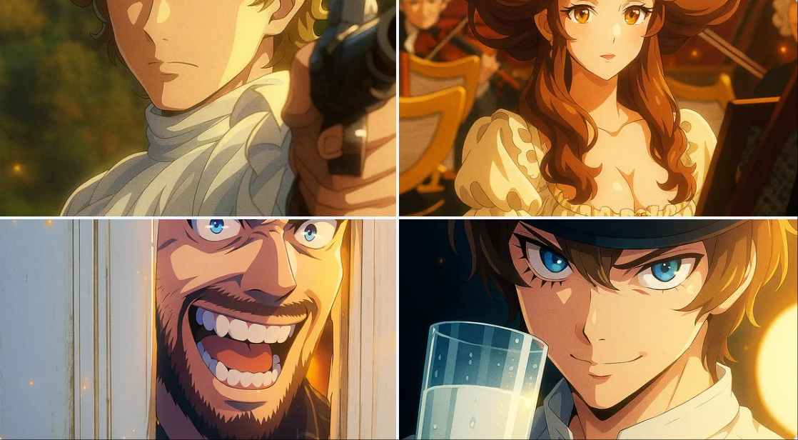 Transformación al estilo anime digital moderno