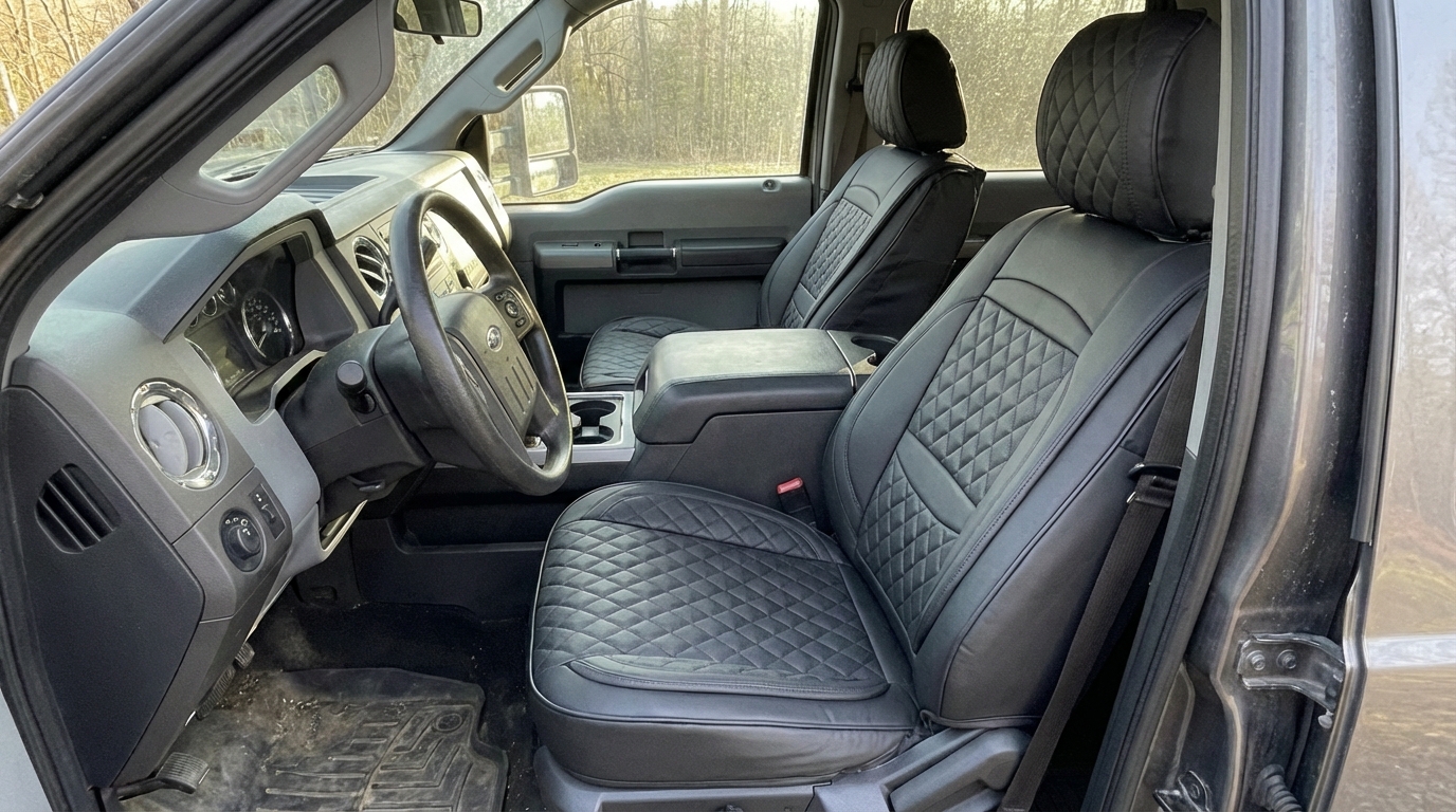 Premium seat cover for Ford F-250