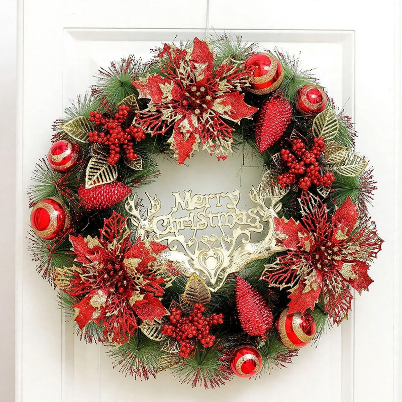 Christmas wreath with lighting option