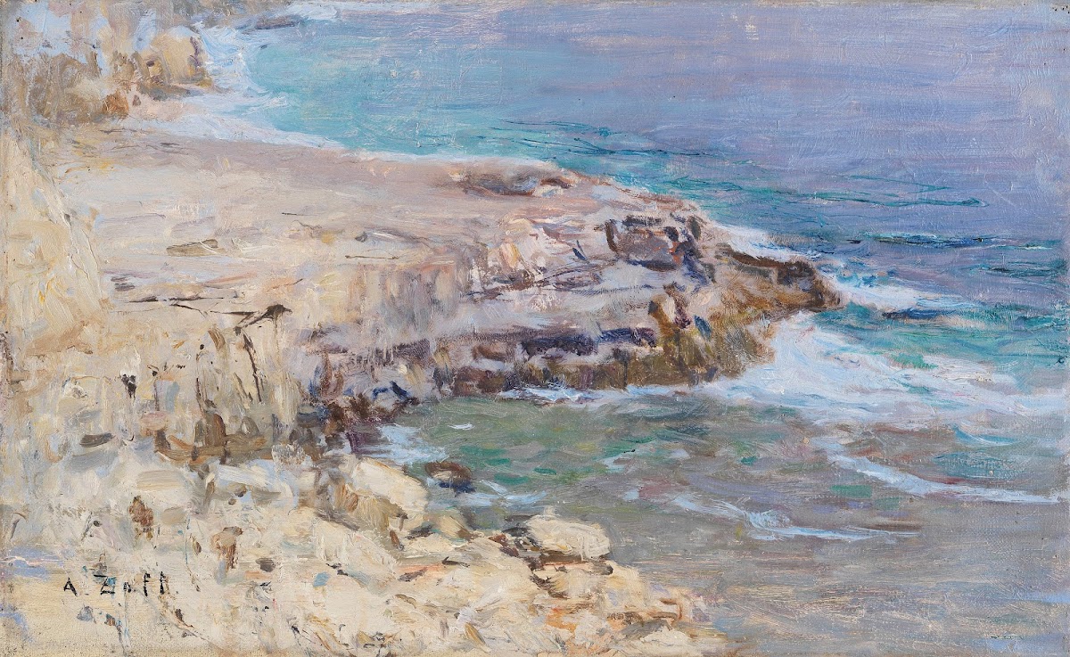 Felsige Küstenpartie Ca 1900 1920
